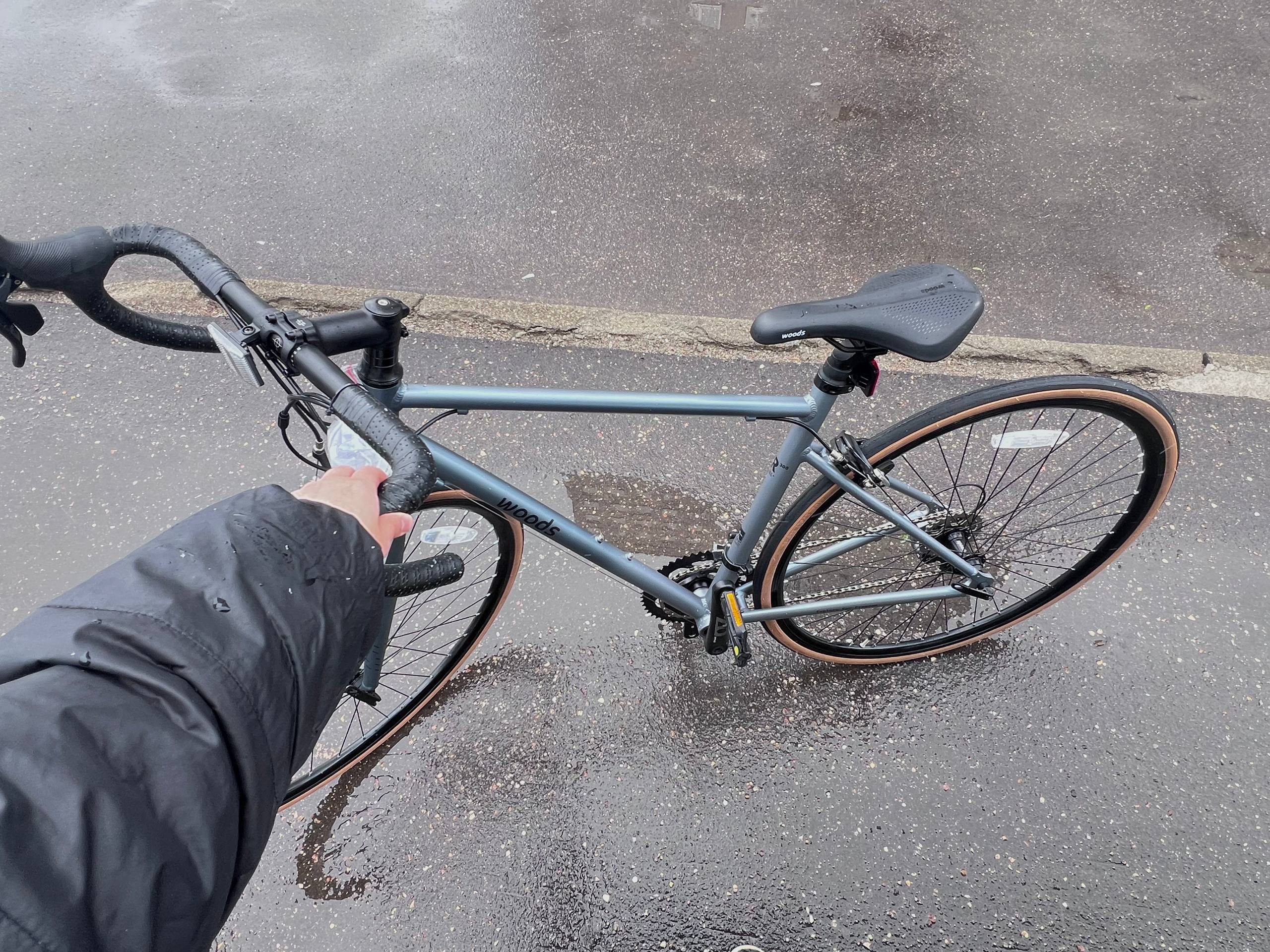 Велосипед woods R300 700C-M 16 speed (2025) grey